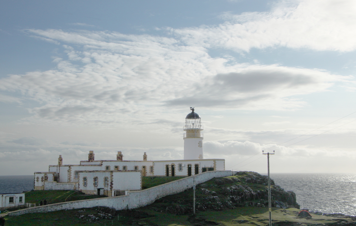 Le phare du bout de l&#39;Île de Skye